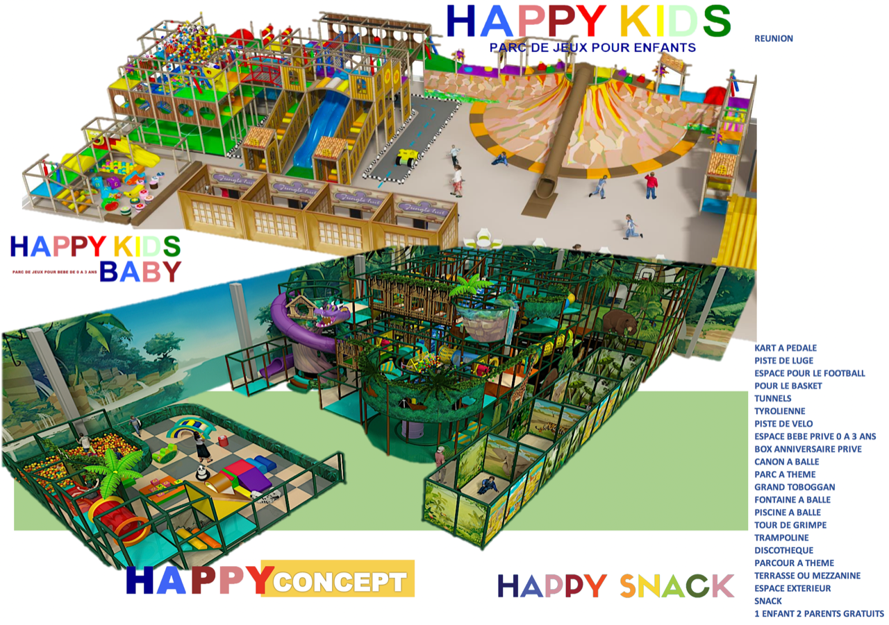 Happy Kids parc de jeux pour enfants - Happy Concept